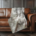 Addison Rugs ASB597 Taupe 50" x 70" Oversized Sherpa Throw Blanket