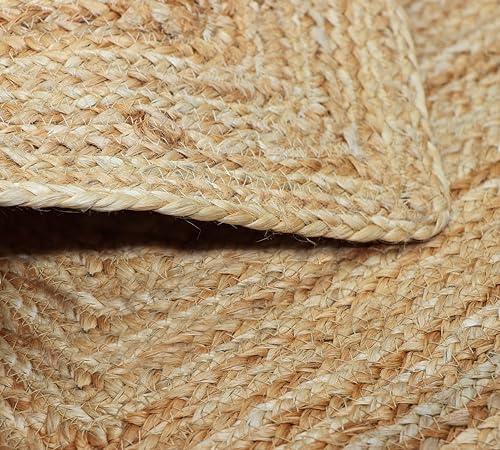 COTTON CRAFT Jute Braided Table Runner - 13x36 inches Natural Table