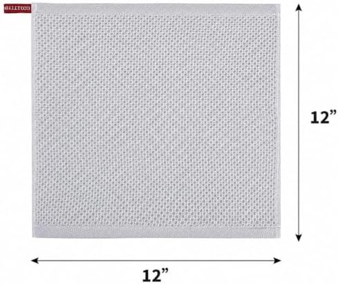 Microfiber Kitchen Towels, 6 Pack, 12 x 12 Inch, Ultra Absorbent