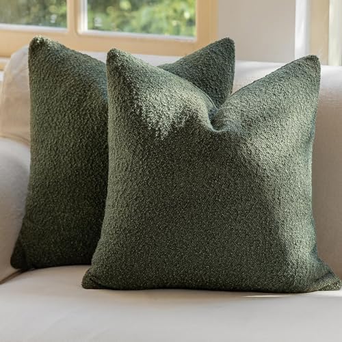 GEEORY Decorative Throw Pillow Covers 20x20 Inch Pack of 2,Textured