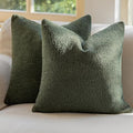 GEEORY Decorative Throw Pillow Covers 20x20 Inch Pack of 2,Textured