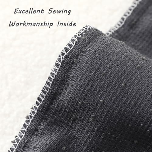 FUTEI Pack of 2 Boucle Textured Throw Pillow Covers 18x18 Inch, Dark