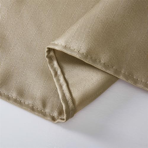HLC.ME Lincoln Fabric Tablecloth, Jacquard Fabric Table Cloth for