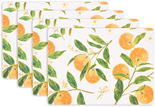 KAF Home Cork Placemats 16 x 12-Inch Set of 4 Chateau