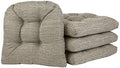 Klear Vu Gripper Overstuffed Universal Non-Slip Dining Chair Cushions