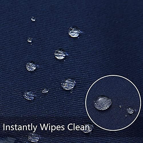 Obstal 210GSM Rectangle Table Cloth, Navy Blue,54 x 108 Inch