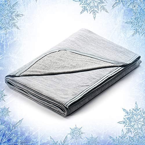 Elegear Cooling Blankets 79" x 86" + Cooling Pillow Cases (Queen