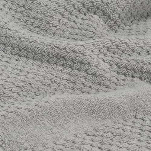 SAFAVIEH Home Collection Chelsea 8-Piece Towel Set – Grey Cotton, 650