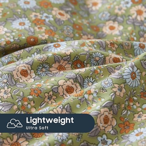 Wake In Cloud - Floral Duvet Cover Set, Cute Vintage Flower