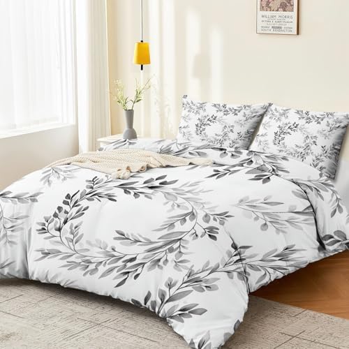 Duvet Cover King 102" x 87" Size - Reversible Minimalist Retro