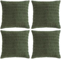 Fancy Homi 4 Packs Decorative Throw Pillow Covers for Living Room