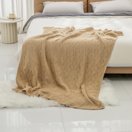 Minky Throw Blanket, Soft Plush Lightweight Cozy Touch