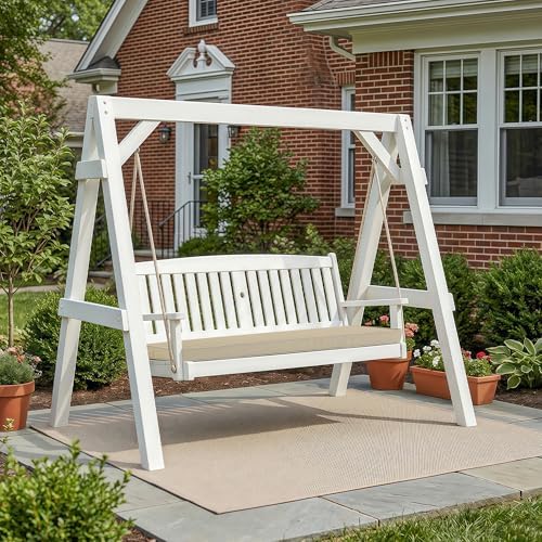 Outdoor Bench Cushion, Water-Resistant & Fade-Resistant, Porch Swing