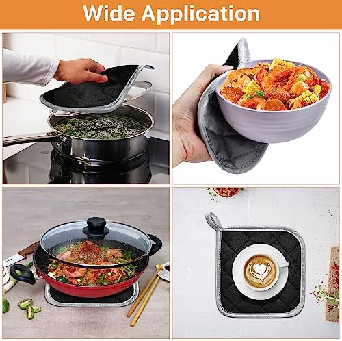 24 Pcs Pot Holders Bulk for Kitchen Heat Resistant, 7X 7Inch Cotton