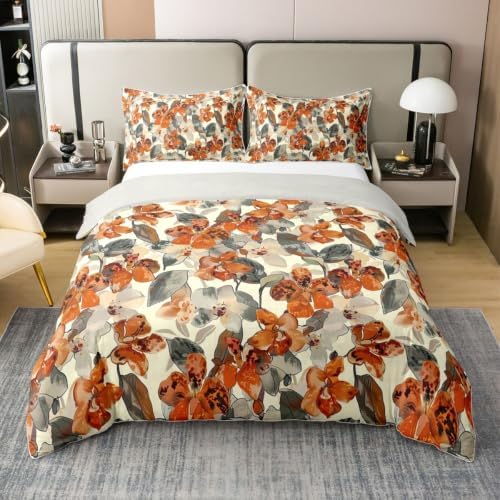 Castle Fairy Orchid Floral Girls Bedding Set Twin Size 100% Cotton