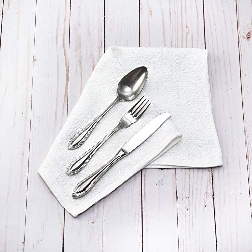 Pacific Linens Kitchen Dish Towels, Light Weight Cotton Rags for