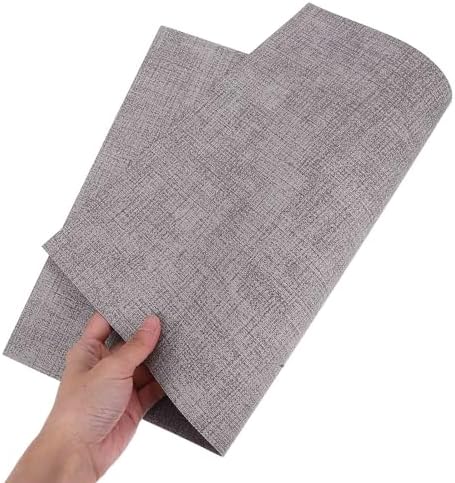 6 Piece Faux Leather Placemats for Dining Tables, Waterproof