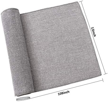 B-COOL Burlap Table Runner Gray Wedding Table Runners Roll Jute Fabric