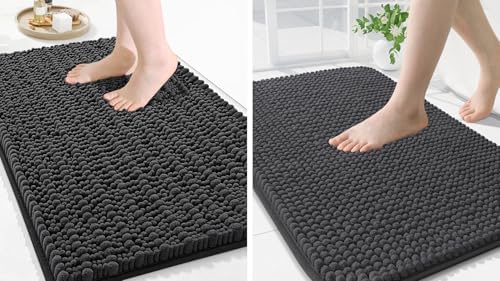 Arotive Luxury Chenille Bathroom Rugs Set, Ultra Soft and Absorbent