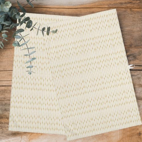 Vertical Stripes Kitchen Towels Set of 3, Water Absorbent Dish Towel