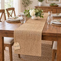 Sedona Designz 100% Natural Burlap Table Runner – Rustic Jute Runner