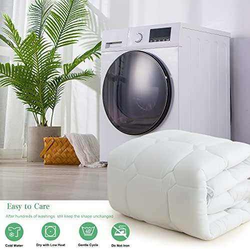 UNILIBRA Queen Size Mattress Pad Cooling Rayon from Bamboo, Quilted