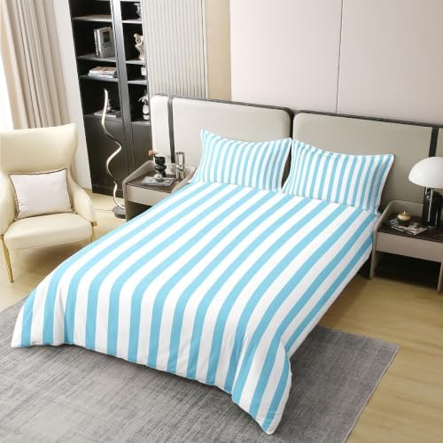 Manfei Geometric Line Girls Bedding Set Twin Size 100% Cotton, Y2K