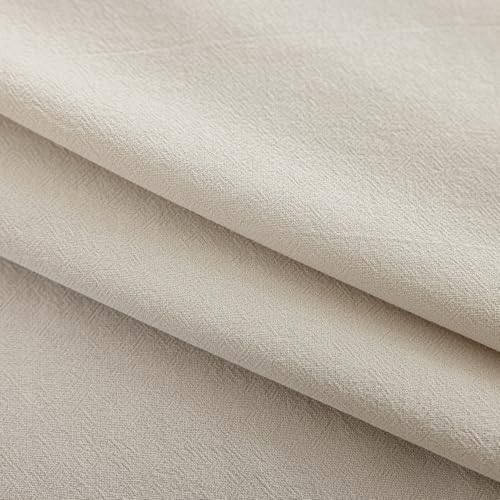Solid Off-White Ruffled Tablecloth Fall Washed Cotton Table Cloth