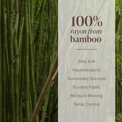 Bare Home 100% Rayon Made from Bamboo Duvet Cover Set