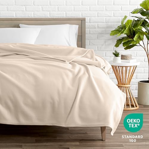 Bare Home Polar Fleece Blanket (King, Sand)
