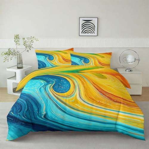 California King Duvet Cover Set Abstract Rotating Visual Experience
