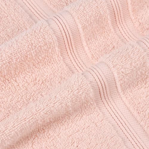 BLUENILEMILLS Smart Dry Zero Twist Cotton Towels, Towel Set for