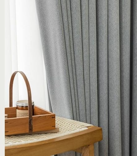 Beydodo Curtains 63 Inch Length 2 Panels for Bedroom, Blackout