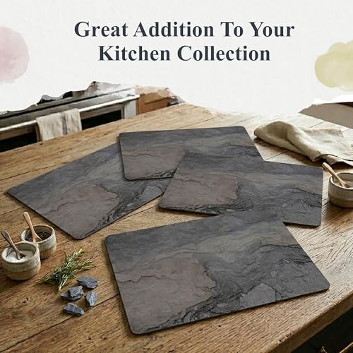 Pimpernel – Midnight Slate – Placemats – Midnight Slate, Set of 4