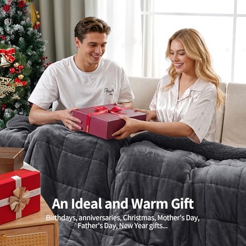 Uttermara Weighted Blankets for Adults Full Size, 12lbs 48x72 inches