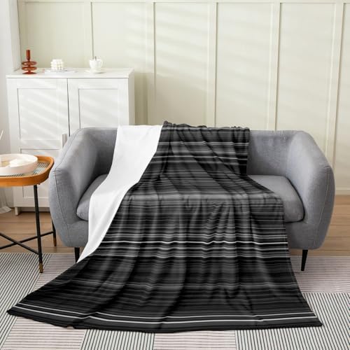 Erosebridal Ombre Geometric Flannel Blanket Twin 60x80 Inch Ombre