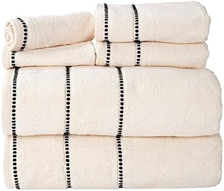 Bedford Home Bathroom Towels Set, Bathroom Accessories, Beige, Set of