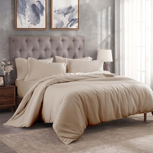 Superior Egyptian Cotton 300 Thread Count Duvet Cover Set, Includes 1