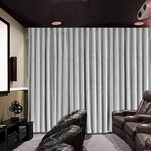 cololeaf Home Velvet Bedroom Curtains Soft Window Covering Drapes for