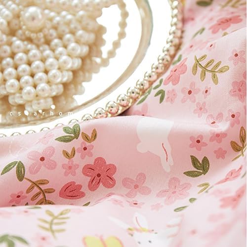4 Piece Cotton Floral Bedding Set, Floral Bedding Duvet Cover Set