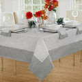 Elrene Home Fashions Villeroy and Boch New Wave Metallic Border Linen
