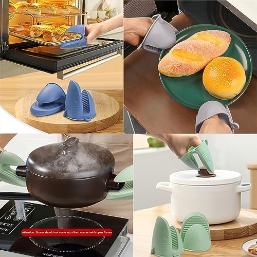 Oven Mitts,Mini Oven Gloves Silicone Heat Resistant Cooking Pinch
