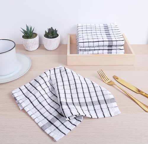 AMOUR INFINI Kitchen Dish Cloths Set of 8 - Ultra Soft, Highly