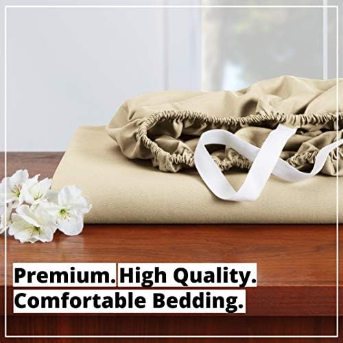 Empyrean 2 Pack Full Fitted Sheets - Deep Pocket, Fits 14-16 Inch