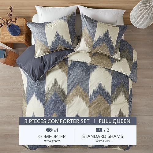 Ink+Ivy Queen Size Comforter Set, Cozy Cotton Comforter, All Season
