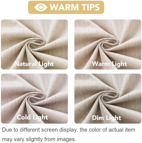 H.VERSAILTEX Upgraded 100% Blackout Curtains 63 Inches Long Back Tab