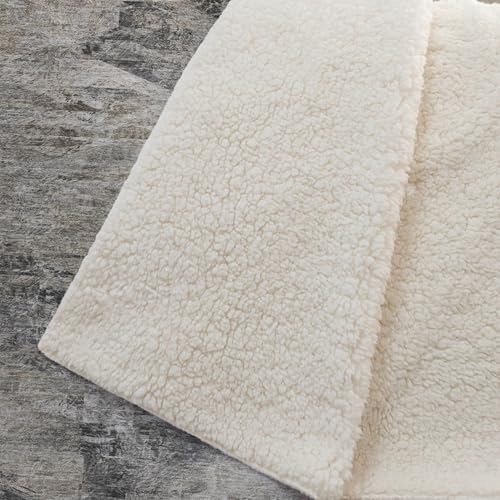 Addison Rugs ASB592 Taupe 50" x 70" Oversized Sherpa Throw Blanket
