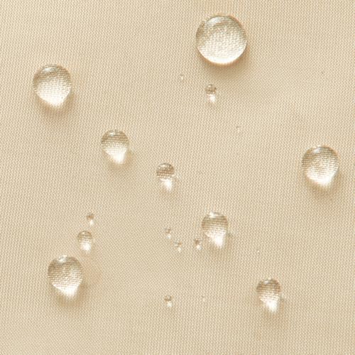 MIULEE Cream Beige Waterproof Outdoor Sheer Curtains for Patio 54W x