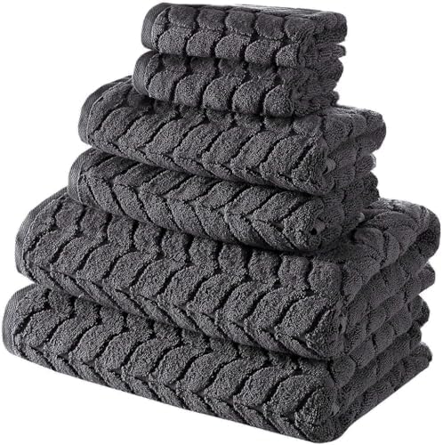 BAGNO MILANO Turkish Cotton Bath Towels, Hand Towels - Soft Plush