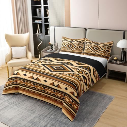 Feelyou Southwestern Duvet Cover 100% Cotton Queen Size